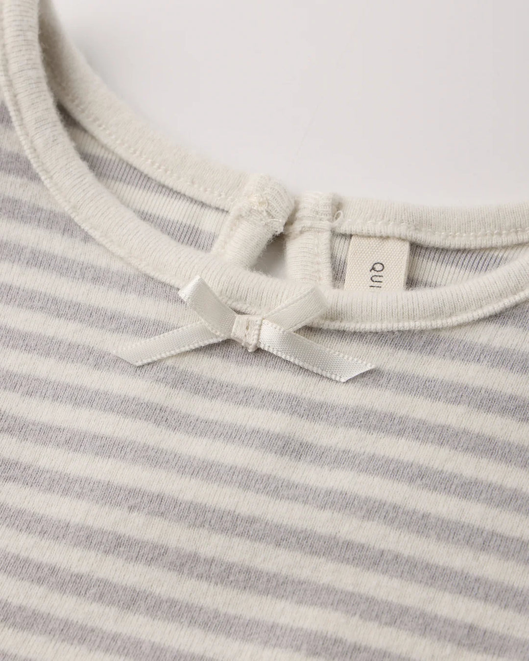 ALDA DRESS FOG STRIPE