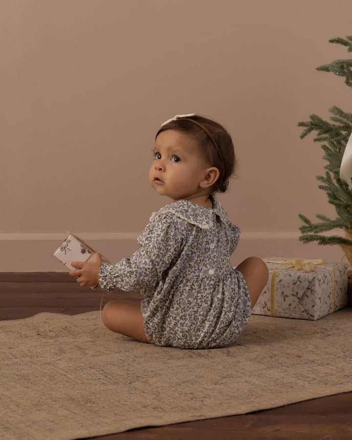 Cora Romper Slate Floral