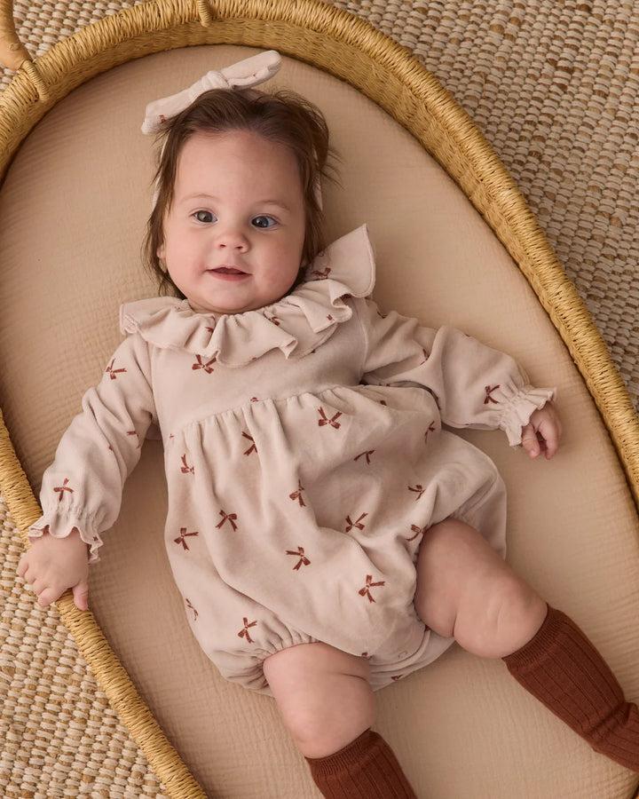 Wendy Romper Red Bows