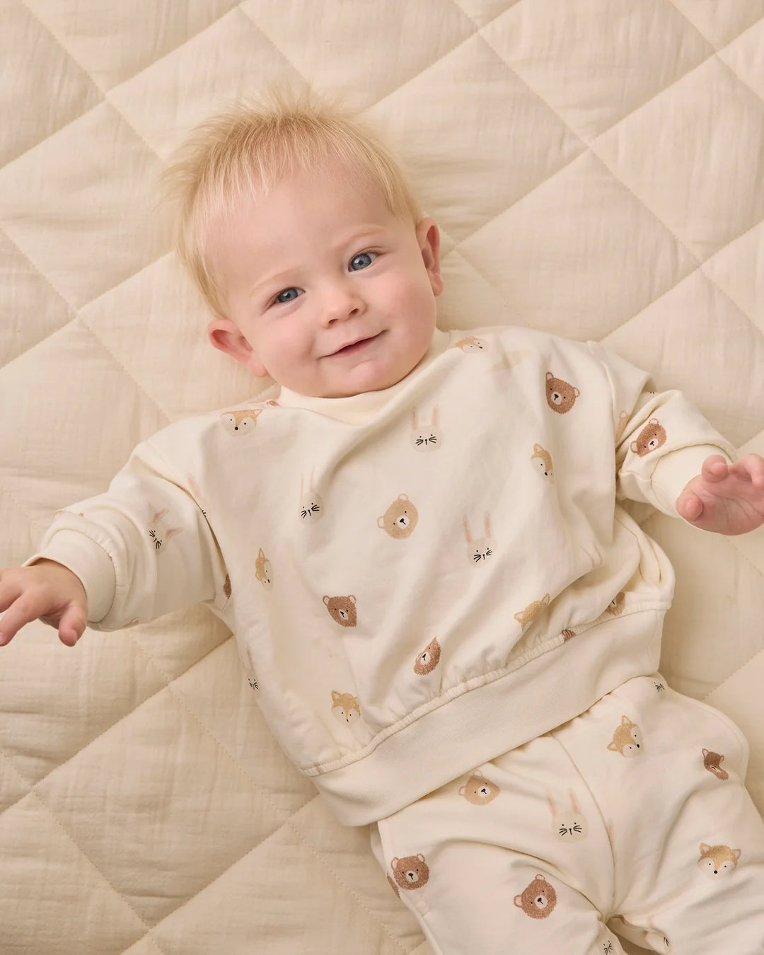 ORGANIC Relaxed Fleece Sweatshirt Critters