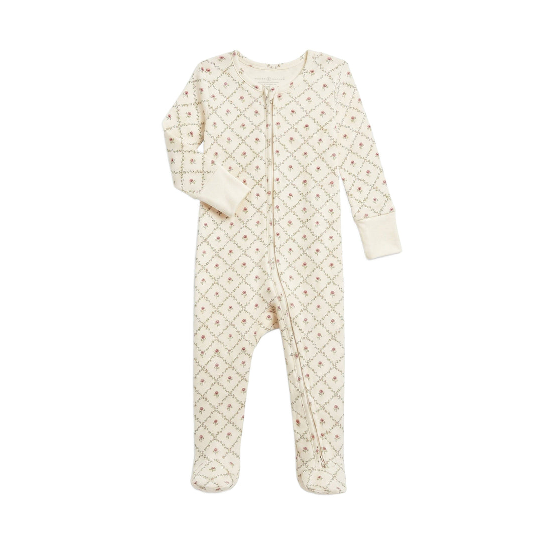Peyton Zipper Sleeper Hedge Floral
