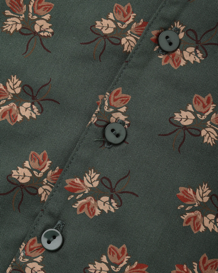 Ruffle Pajamas Evergreen Bouquet