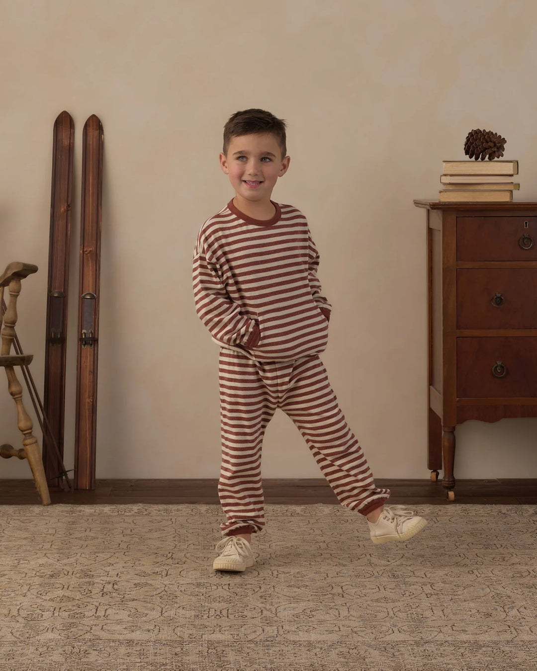 Relaxed Set Brick Stripe
