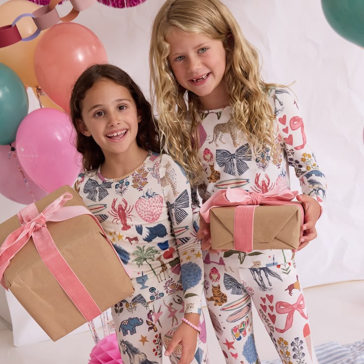 Bamboo PJ Set 20 Years of Pink Chicken