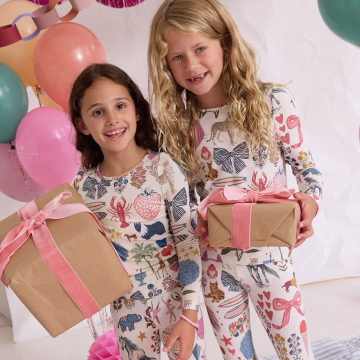 Bamboo PJ Set 20 Years of Pink Chicken