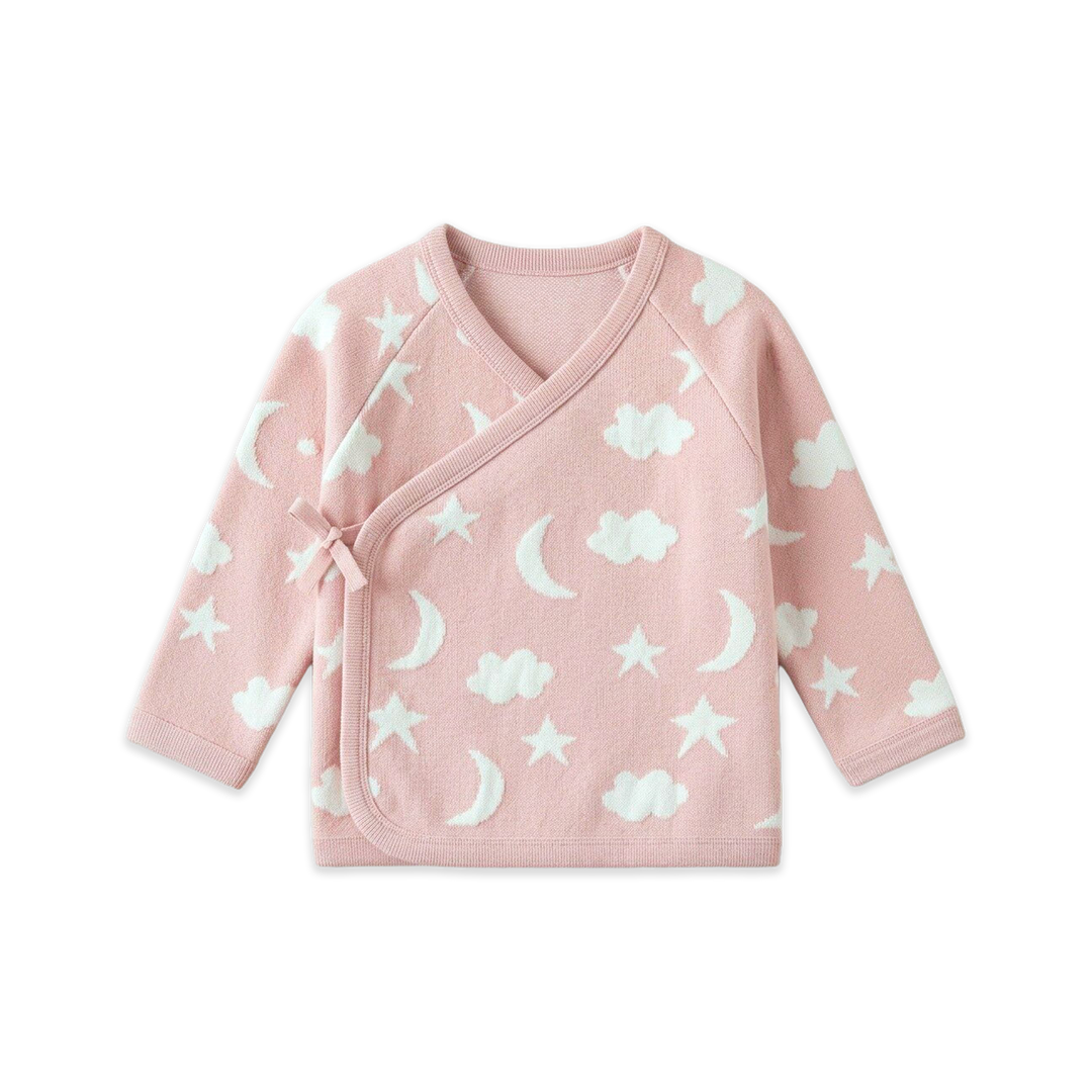 Moon &amp; Stars Dream Knit Kimono Top &amp; Pant Set (Organic)
