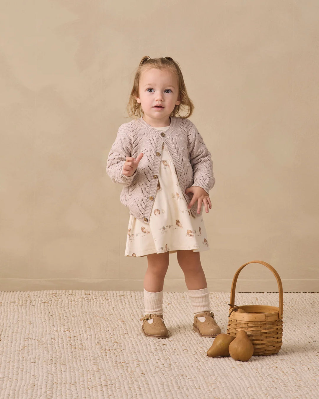 ORGANIC Knit Cardigan Lilac Mist