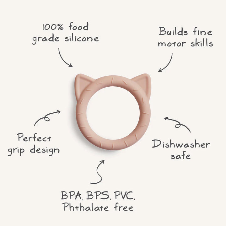 CAT TEETHER Blush