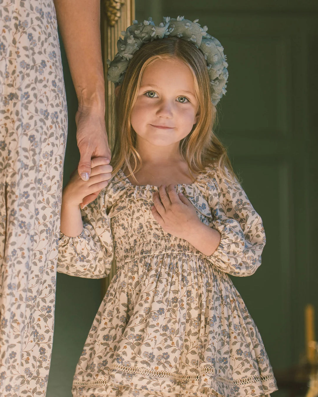 NORALEE Elodie Dress Blue Garden