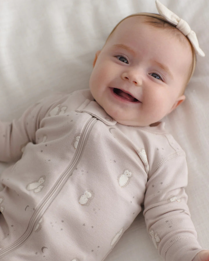 ORGANIC Zip Long Sleeve Sleeper Owls