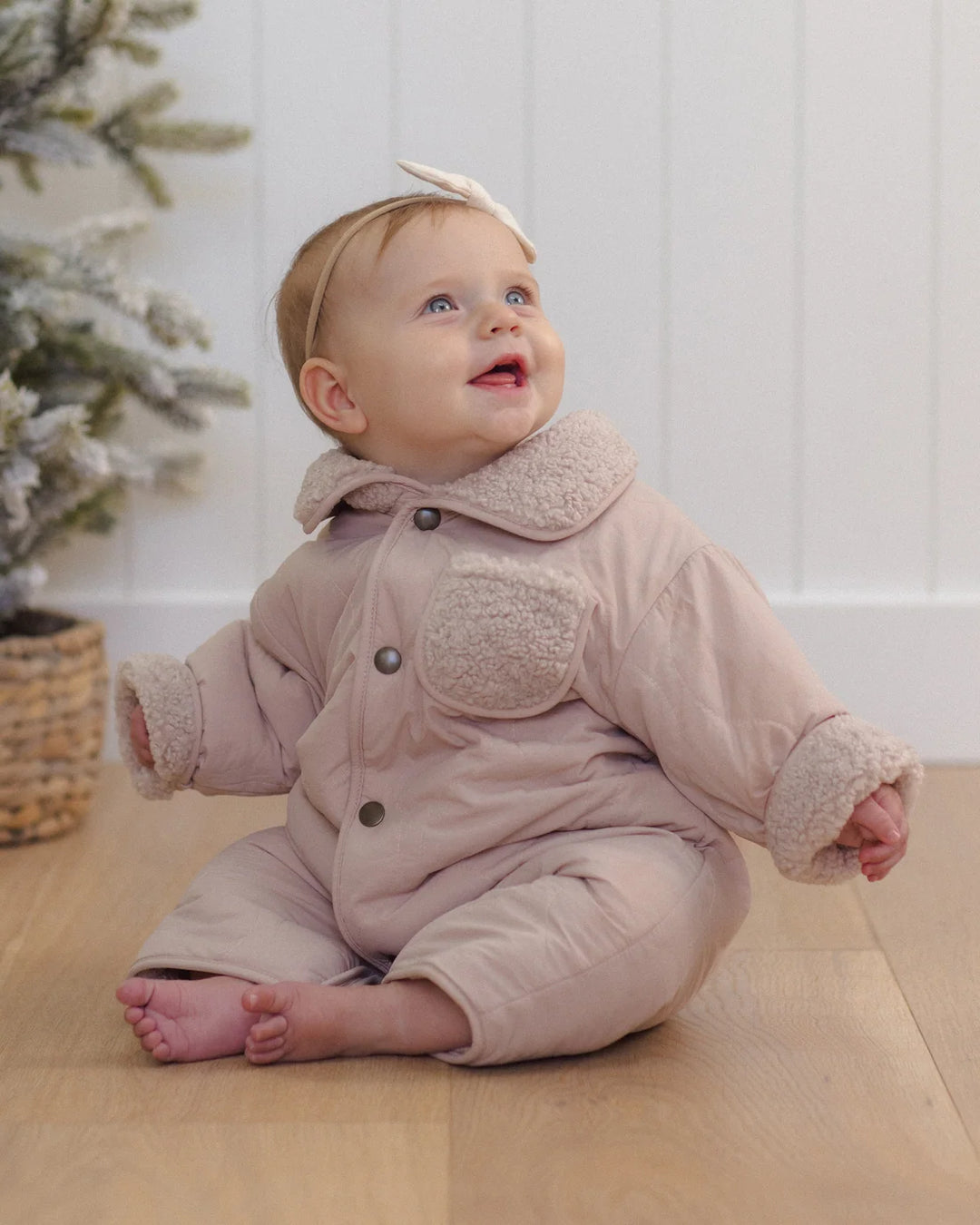 Shearling Jumpsuit Rose Water