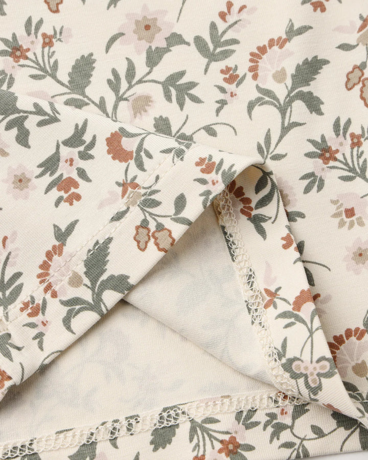 BAMBOO PAJAMA SET HOLIDAY FLORAL