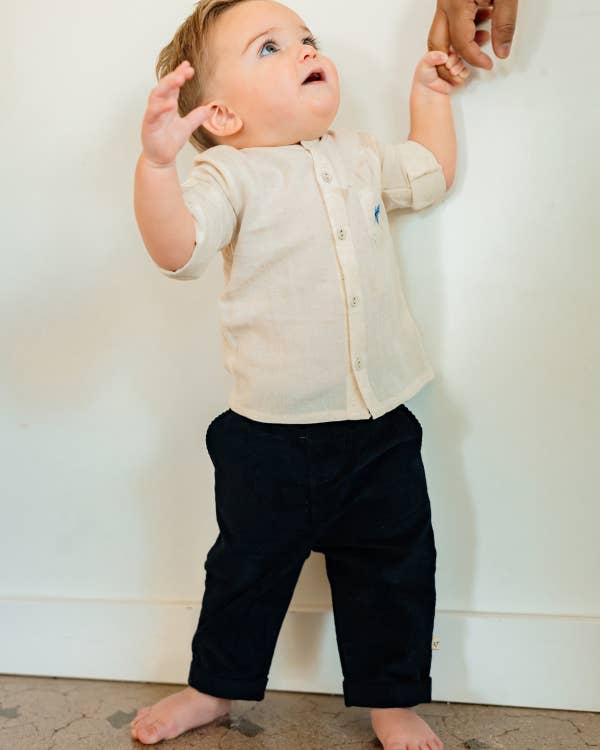 ORGANIC Portofino Plane Baby Shirt &amp; Pants Set