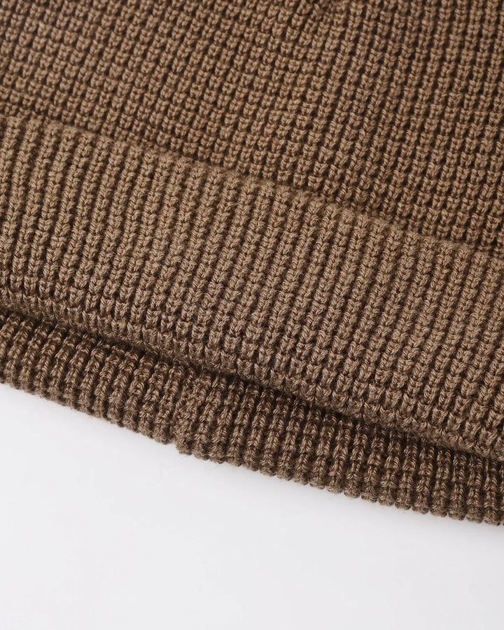 ORGANIC Baby Bear Beanie Cocoa
