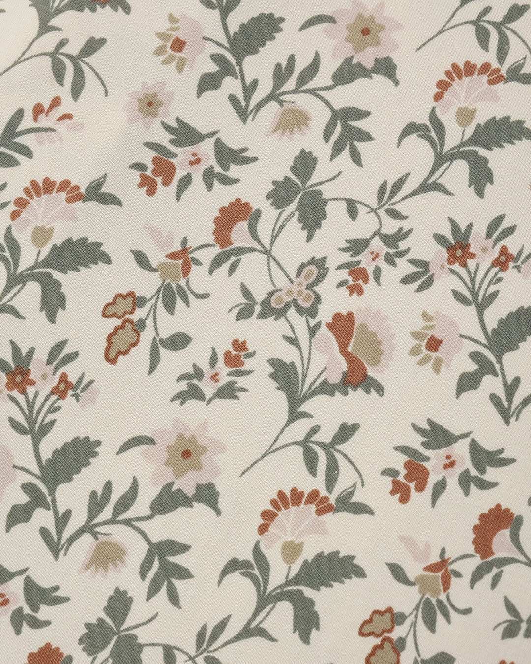 Bamboo Zip Footie Holiday Floral