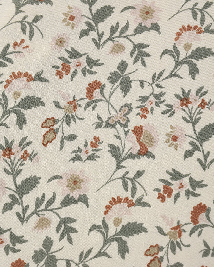Bamboo Zip Footie Holiday Floral
