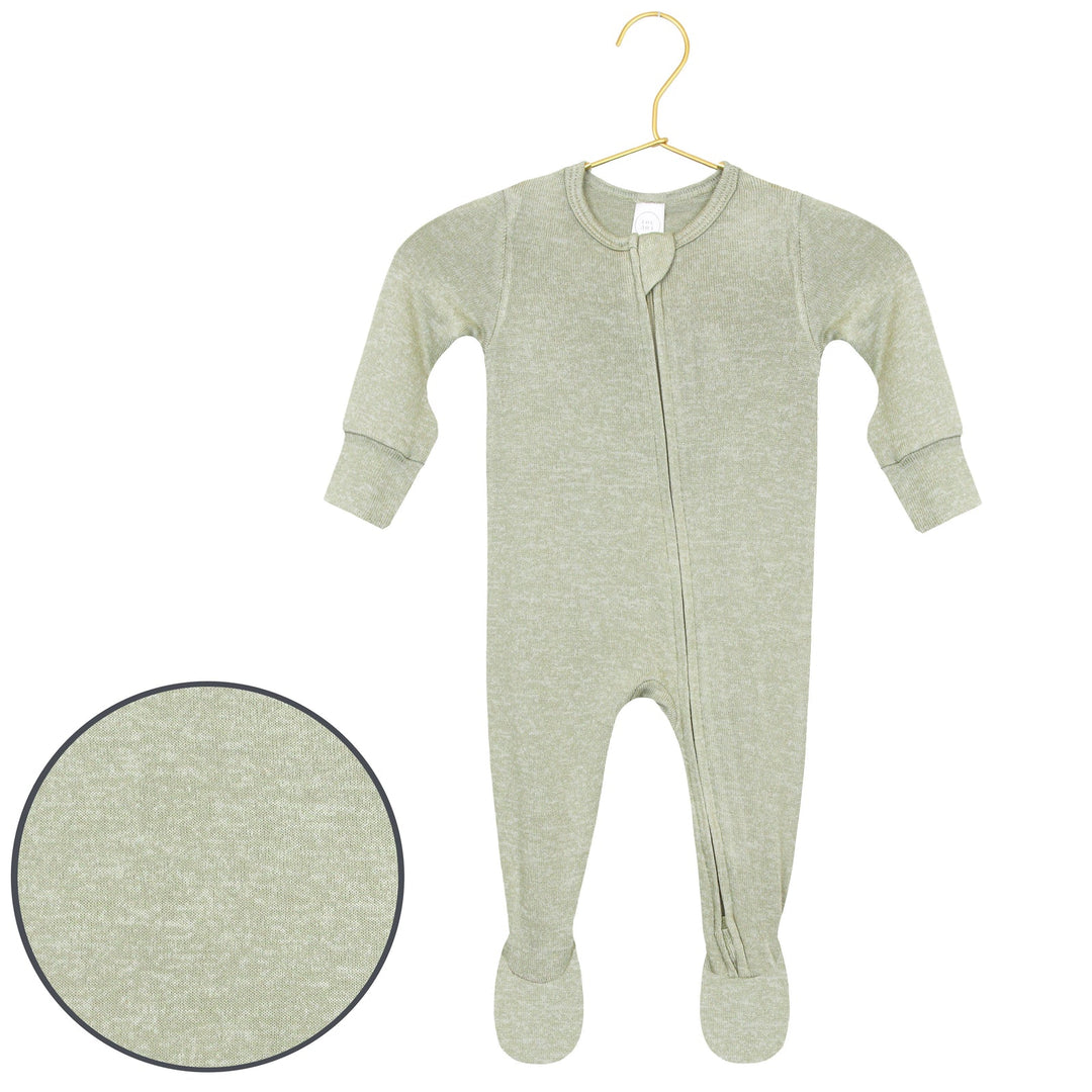 LOU LOU plush zipper footie • collins