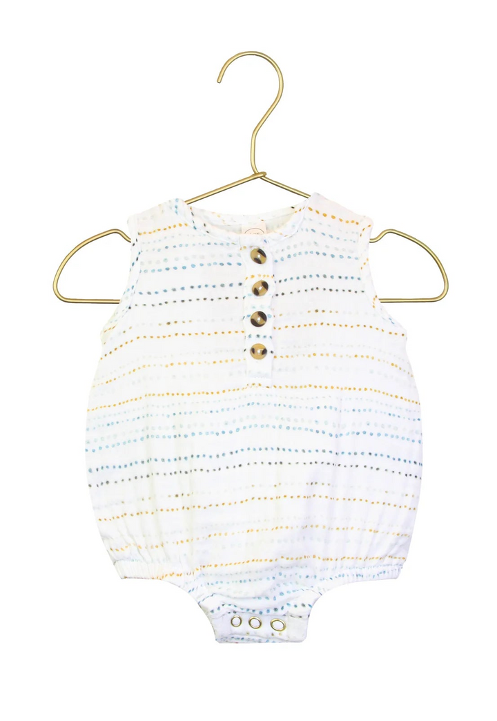LOU LOU  Cloud Muslin™ Bubble Romper • Conrad