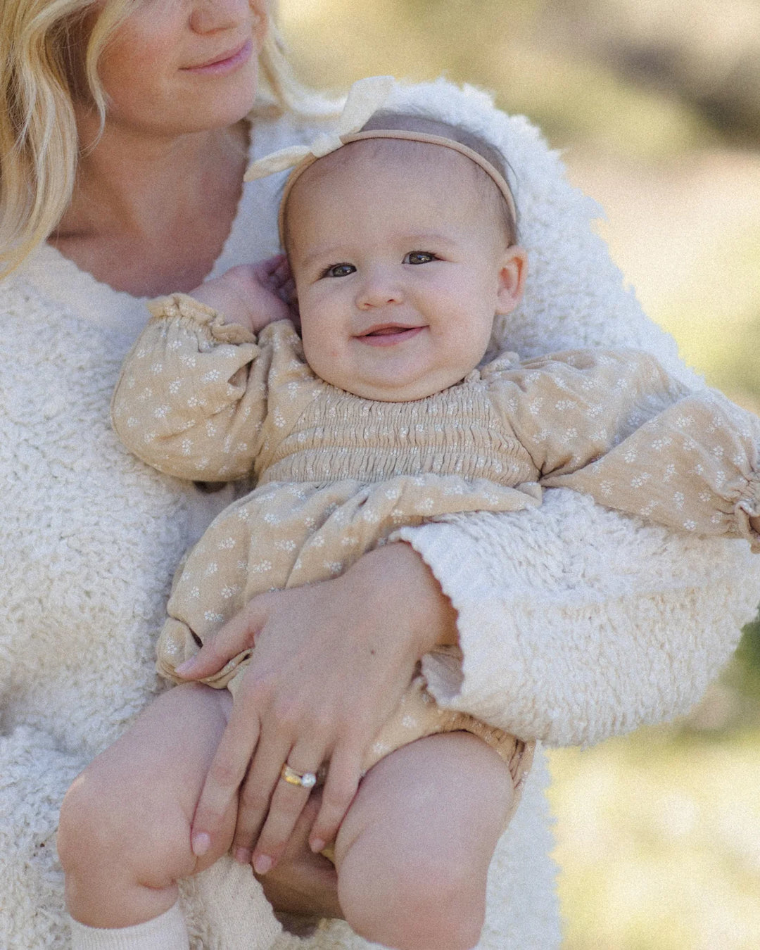 ORGANIC Eden Romper Butterscotch Floral