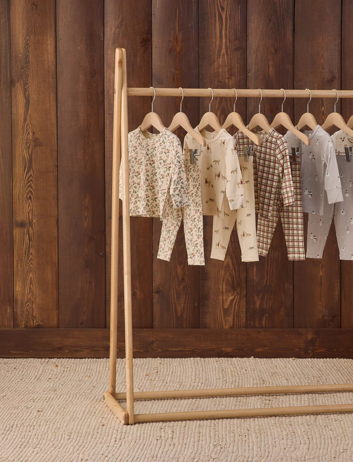 Bamboo Pajama Set Redwood Check