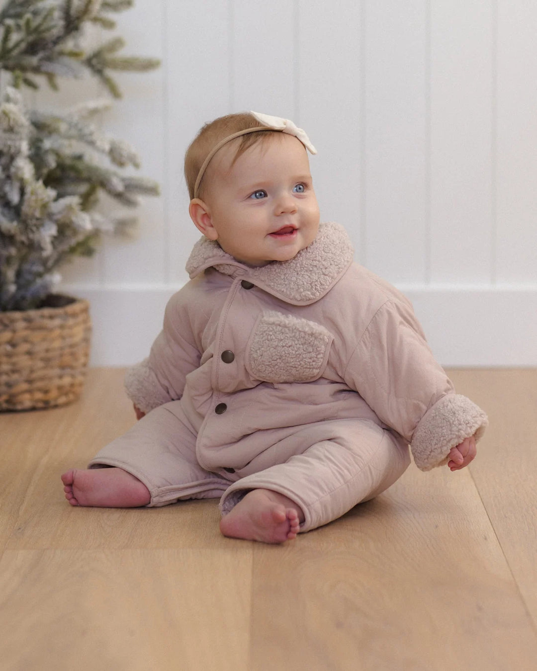 Shearling Jumpsuit Rose Water