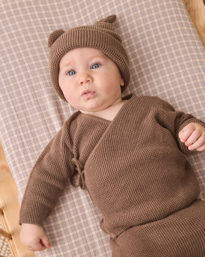 Knit Wrap Top Cocoa