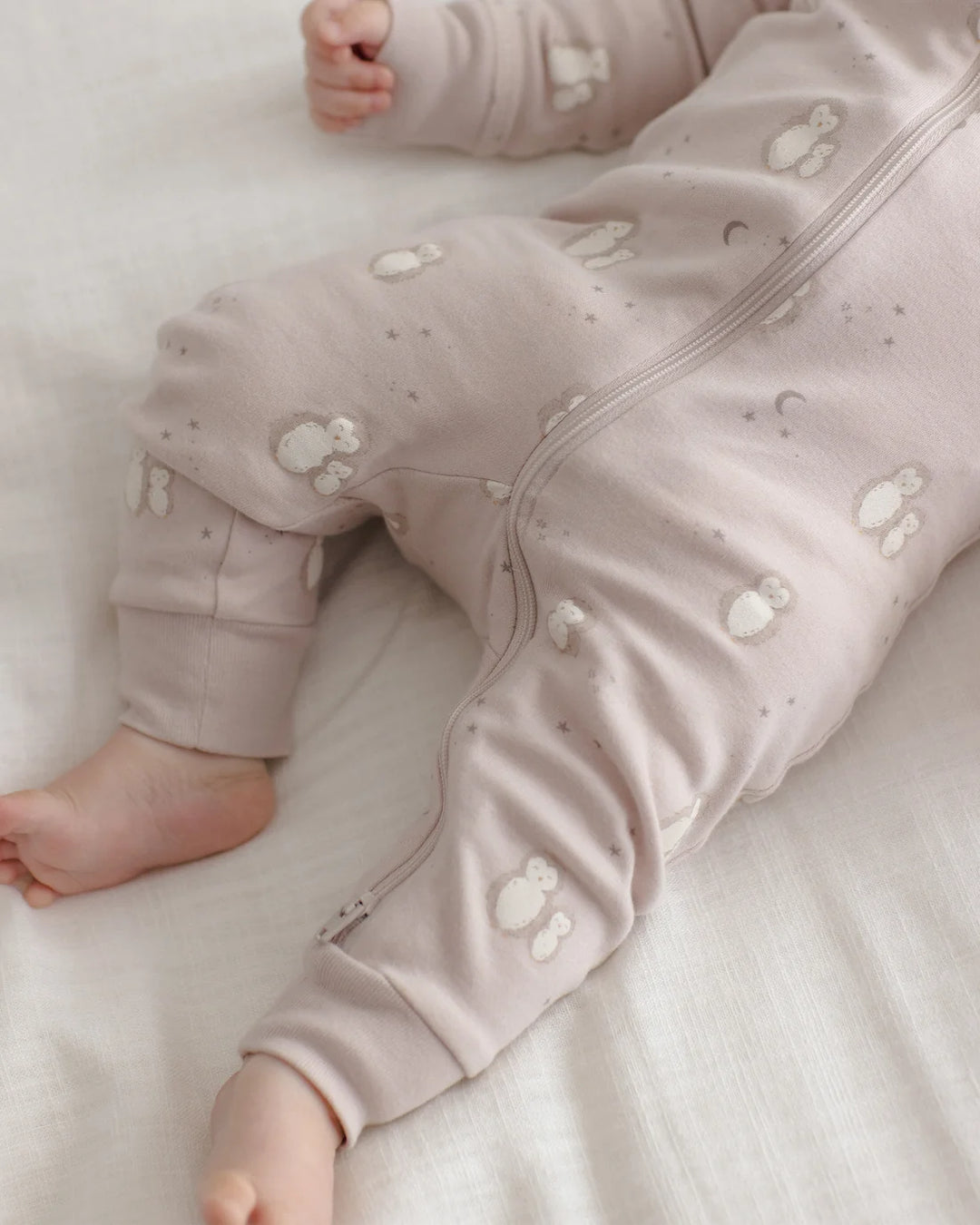 ORGANIC Zip Long Sleeve Sleeper Owls
