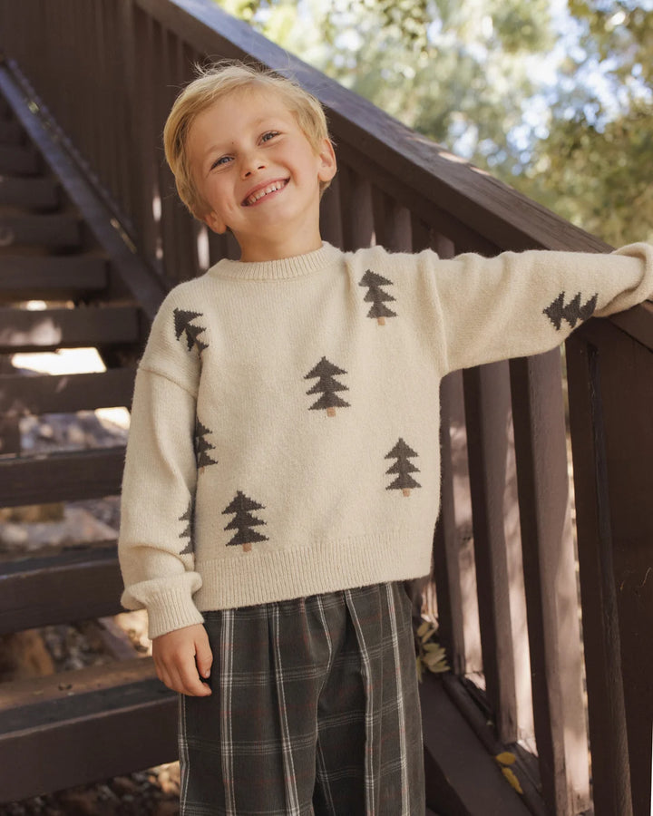 Aspen Sweater Tree Jacquard