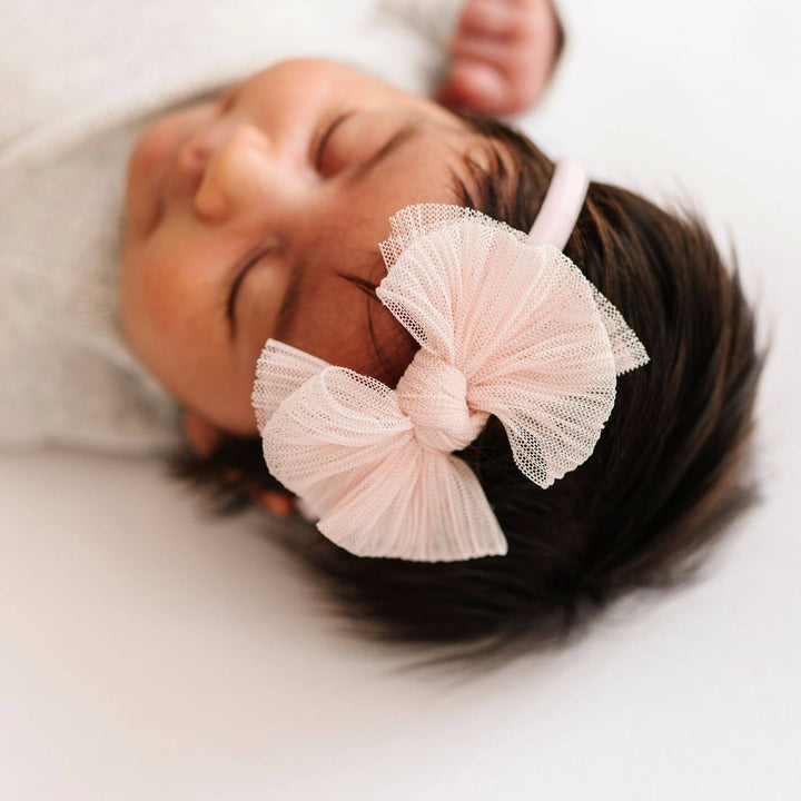 Tulle Baby FAB® skinny headband bow • Choose Color