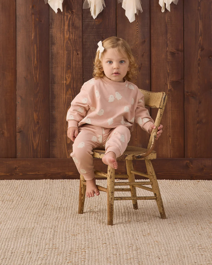 ORGANIC Relaxed Fleece Sweatpant Sweet Ghost