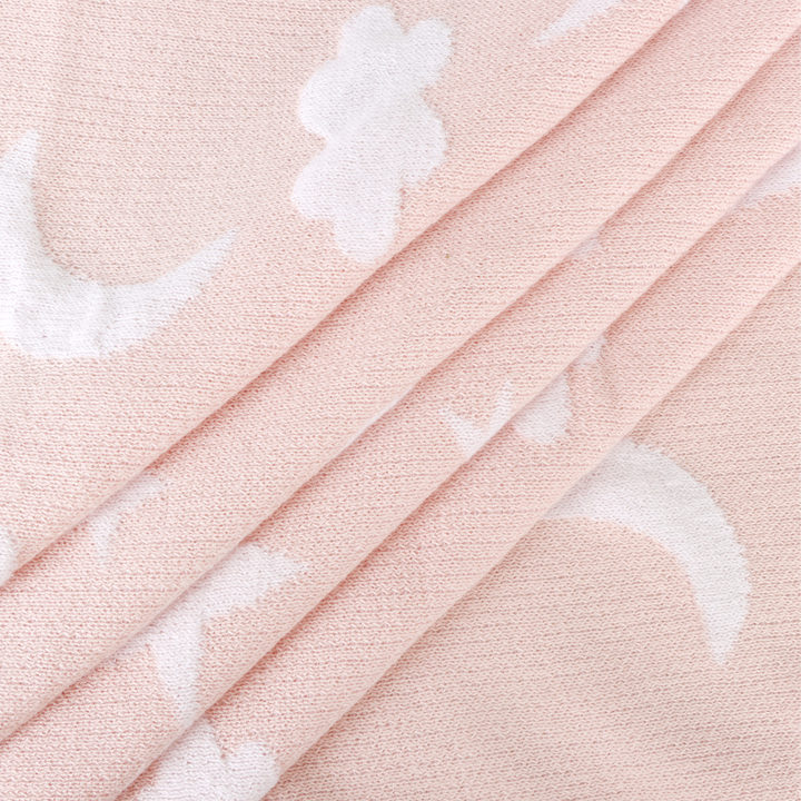 Moon &amp; Stars Dream Organic Baby Jacquard Knit Blanket