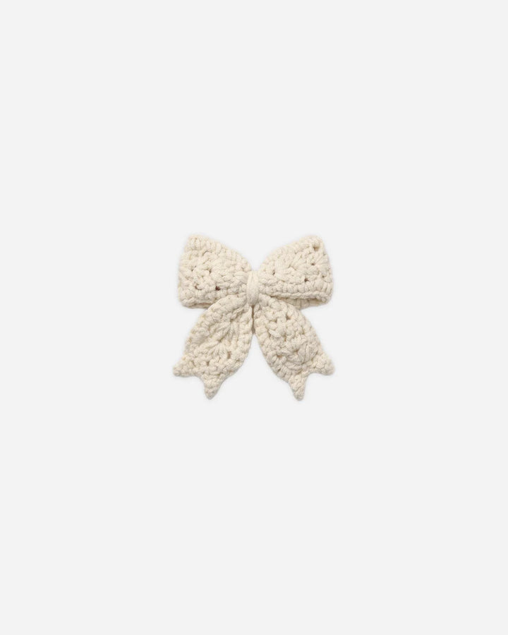 Crochet Bow Natural