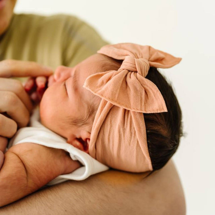 Original Knot soft bow baby headband • Choose Color