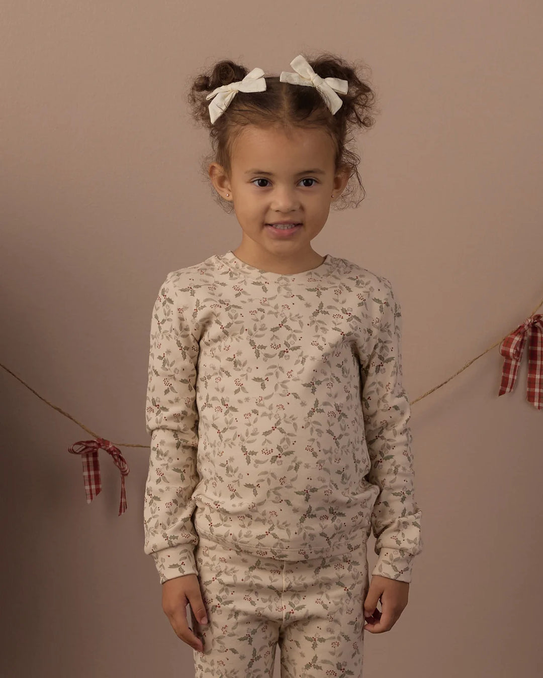 Organic Long Sleeve Pajama Set Holly Fleur