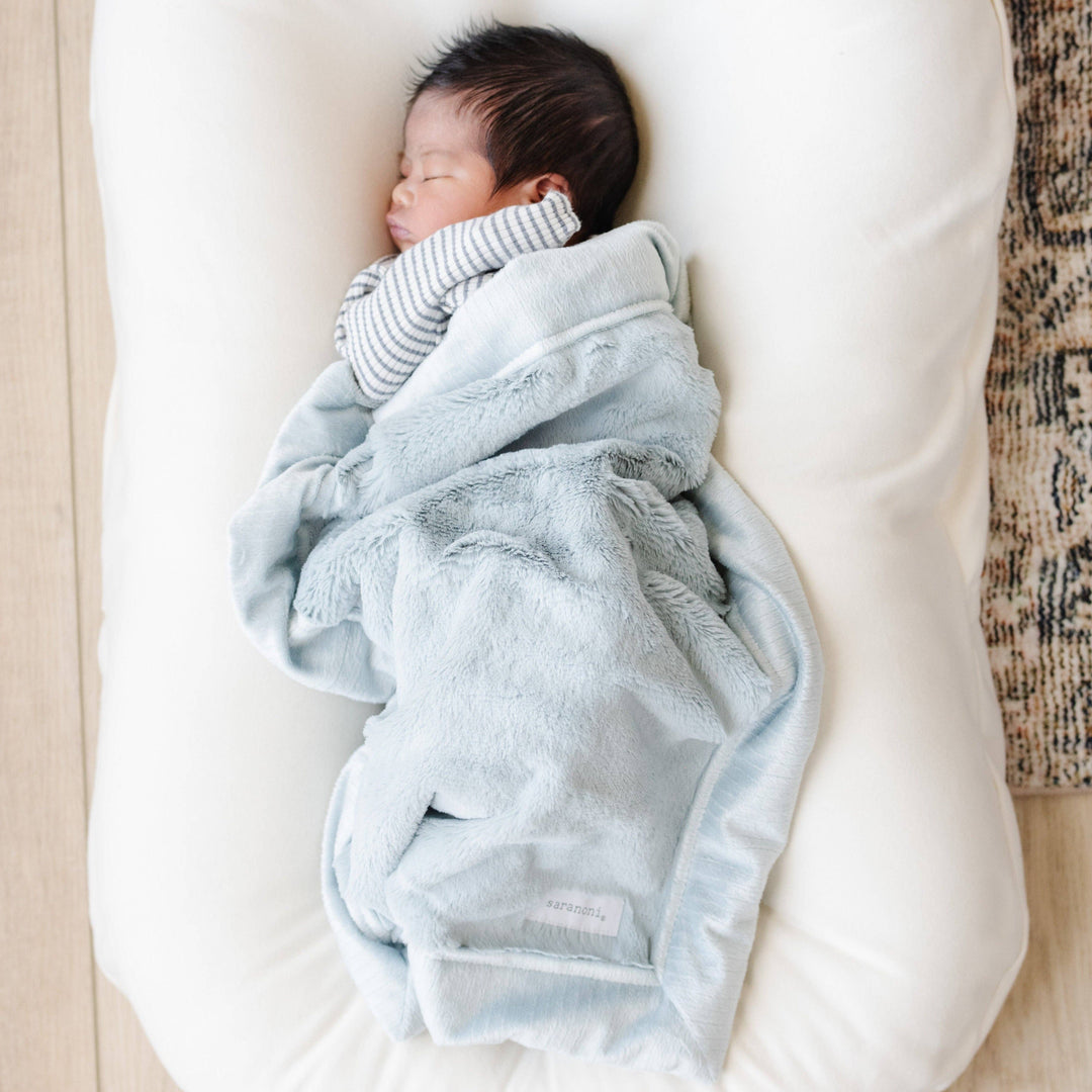 Saranoni - LUSH MINI BLANKET Storm Cloud