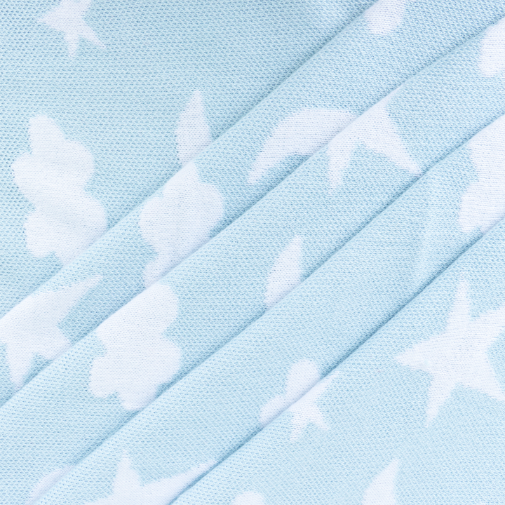 Moon &amp; Stars Dream Organic Baby Jacquard Knit Blanket