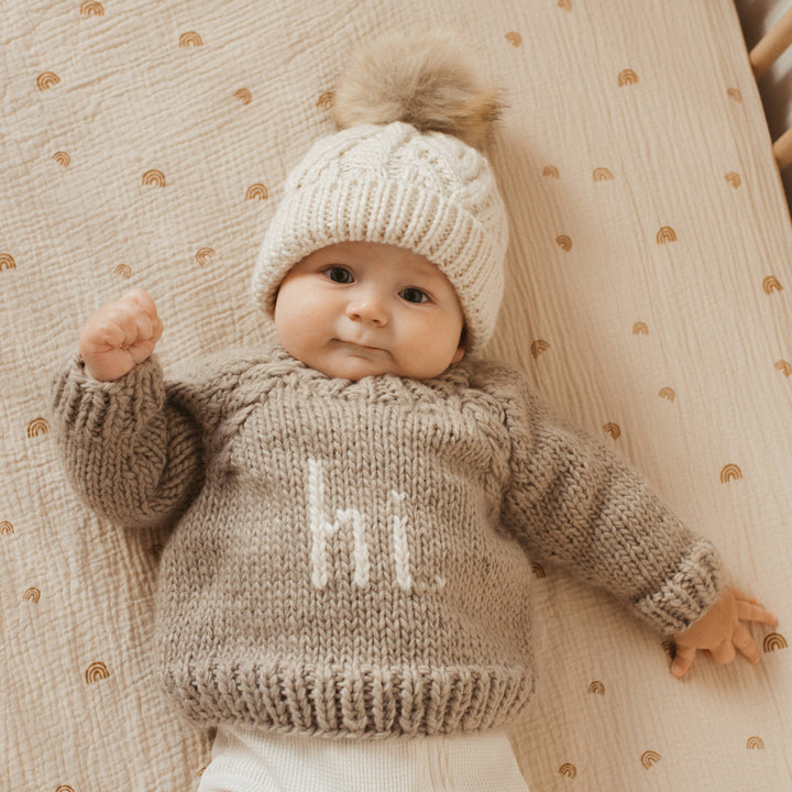 Hi. Pebble Crew Neck Sweater