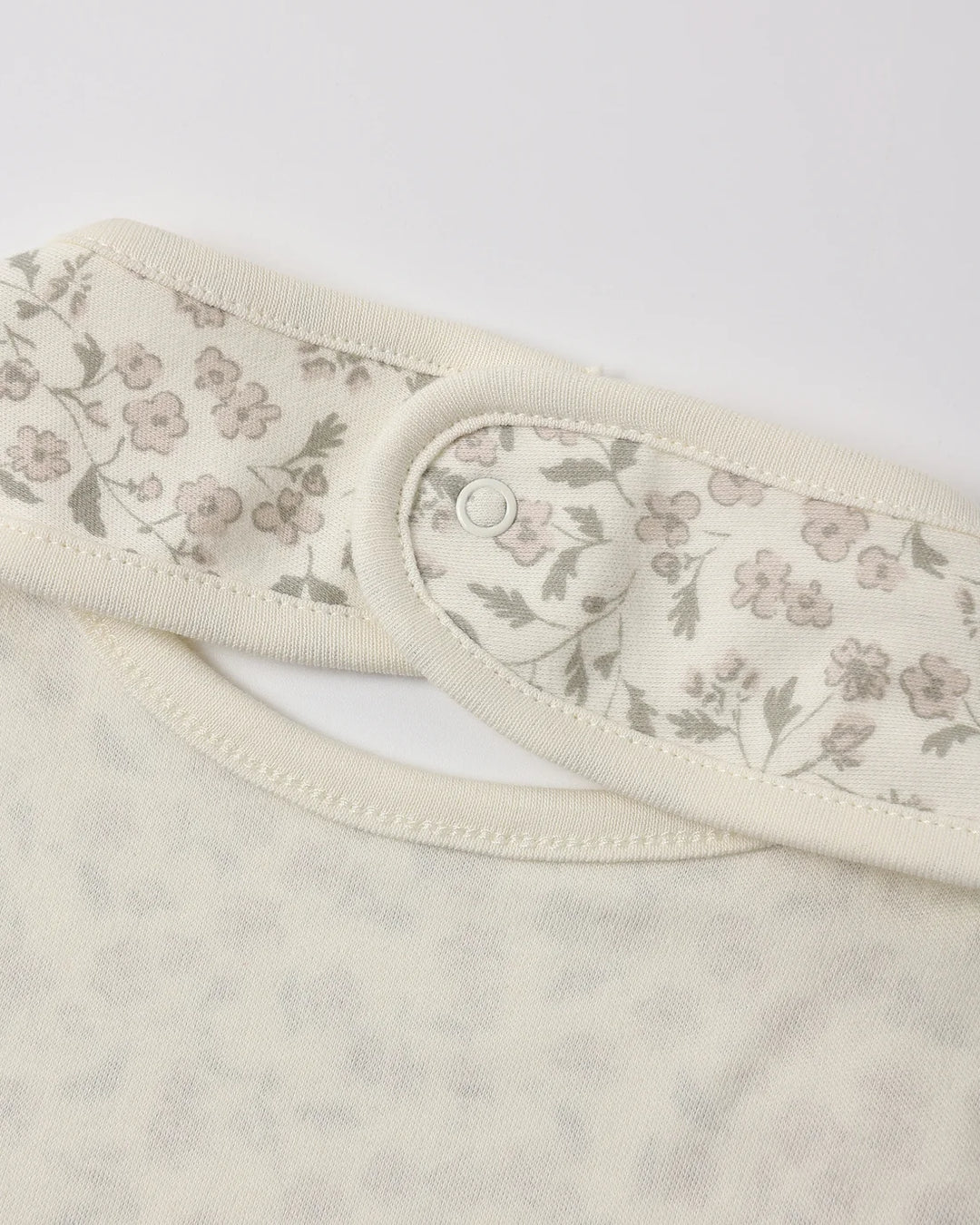 ORGANIC Jersey Snap Bib, 2 Pack Floret, Lilac Mist
