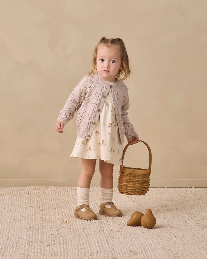 ORGANIC Knit Cardigan Lilac Mist
