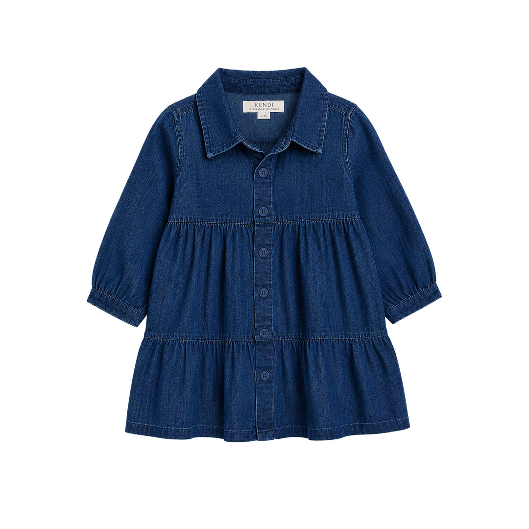 Roxy Shirt Dress Dark Chambray
