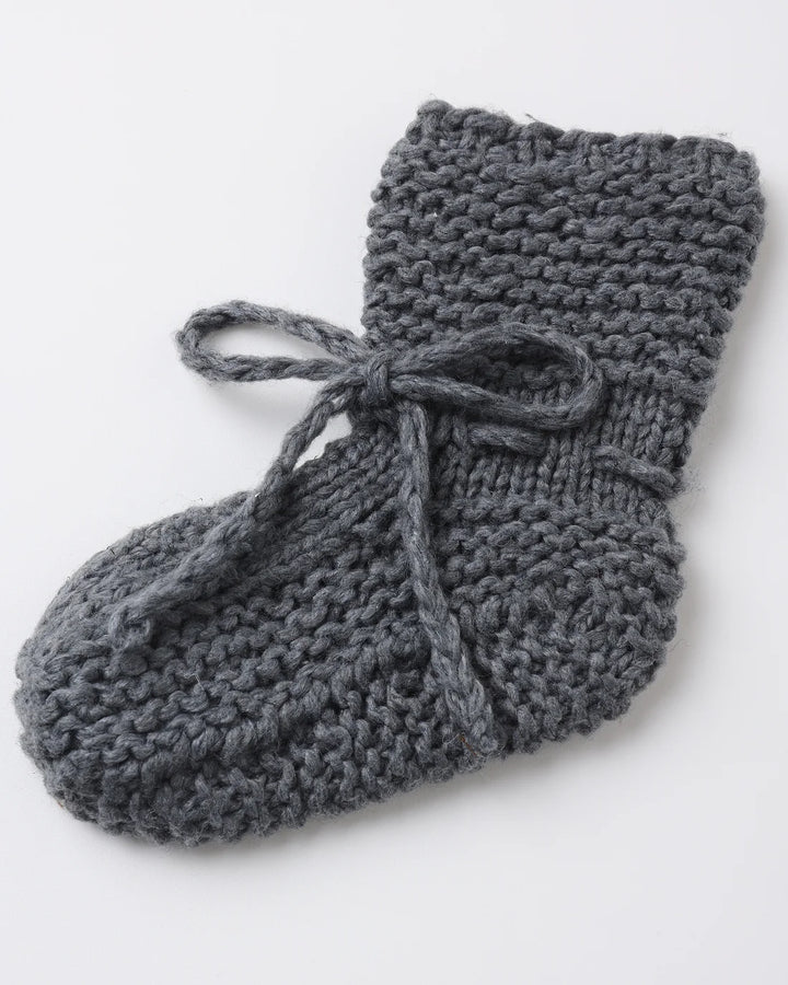 Knit Booties Midnight