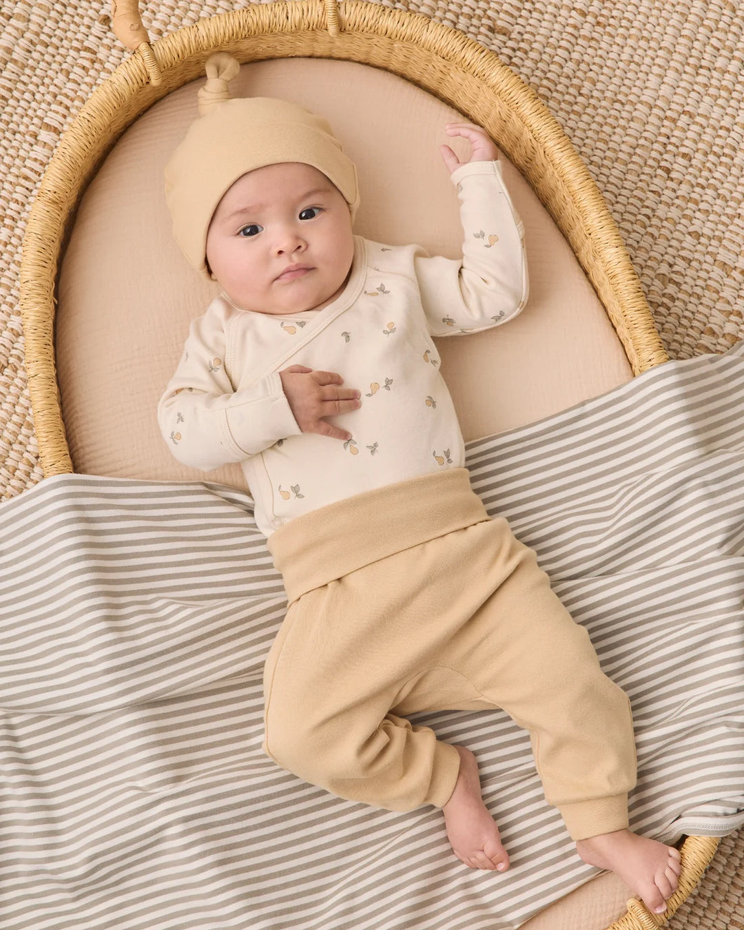 ORGANIC Swaddle Laurel Stripe