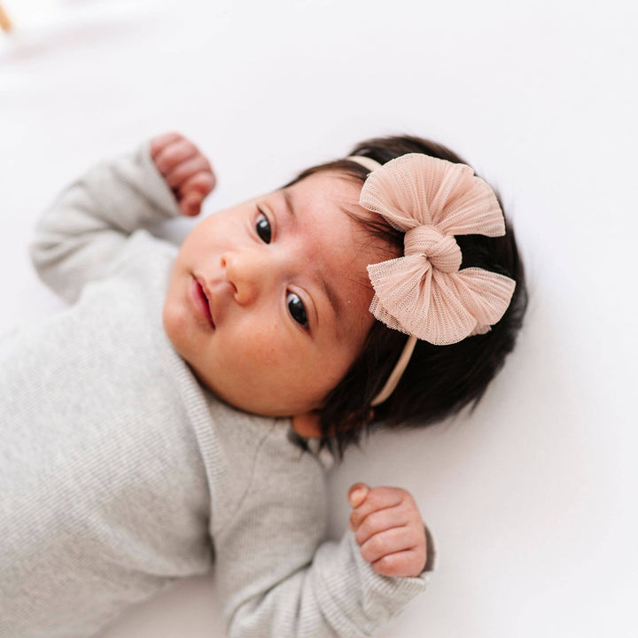 Tulle Baby FAB® skinny headband bow • Choose Color