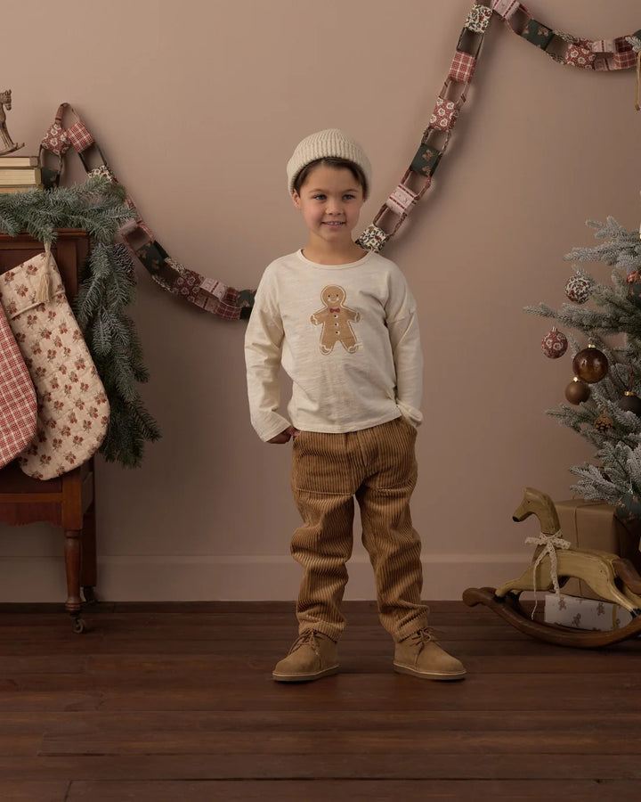 Long Sleeve Tee Gingerbread Man