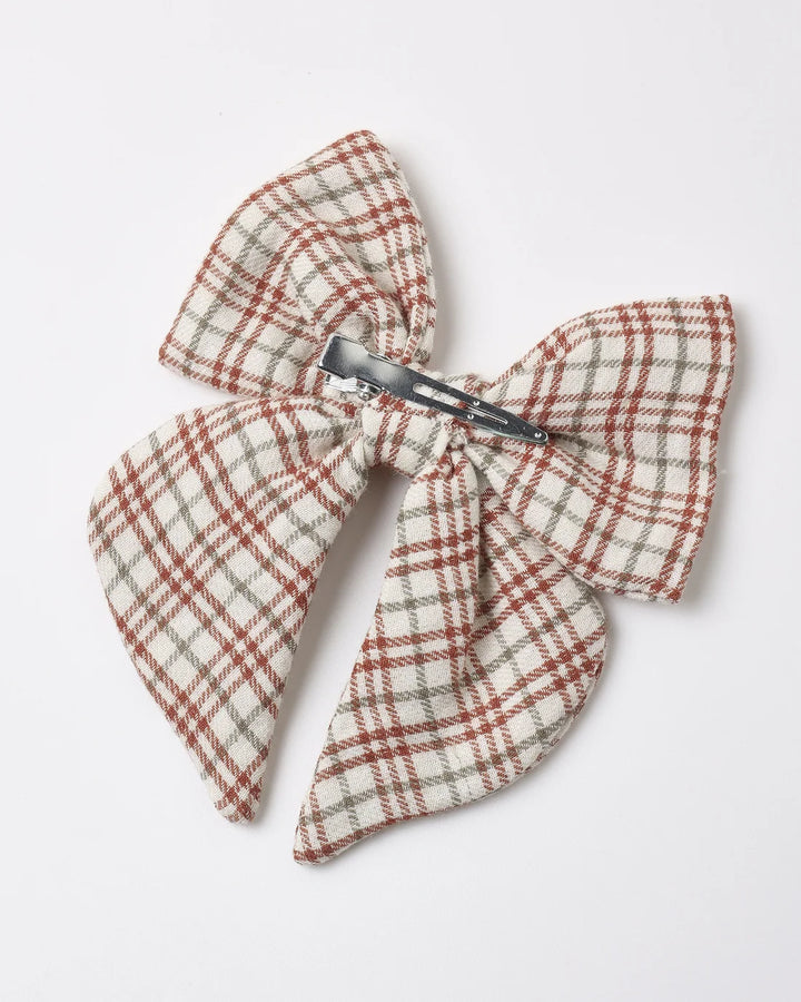 Bow Christmas Plaid