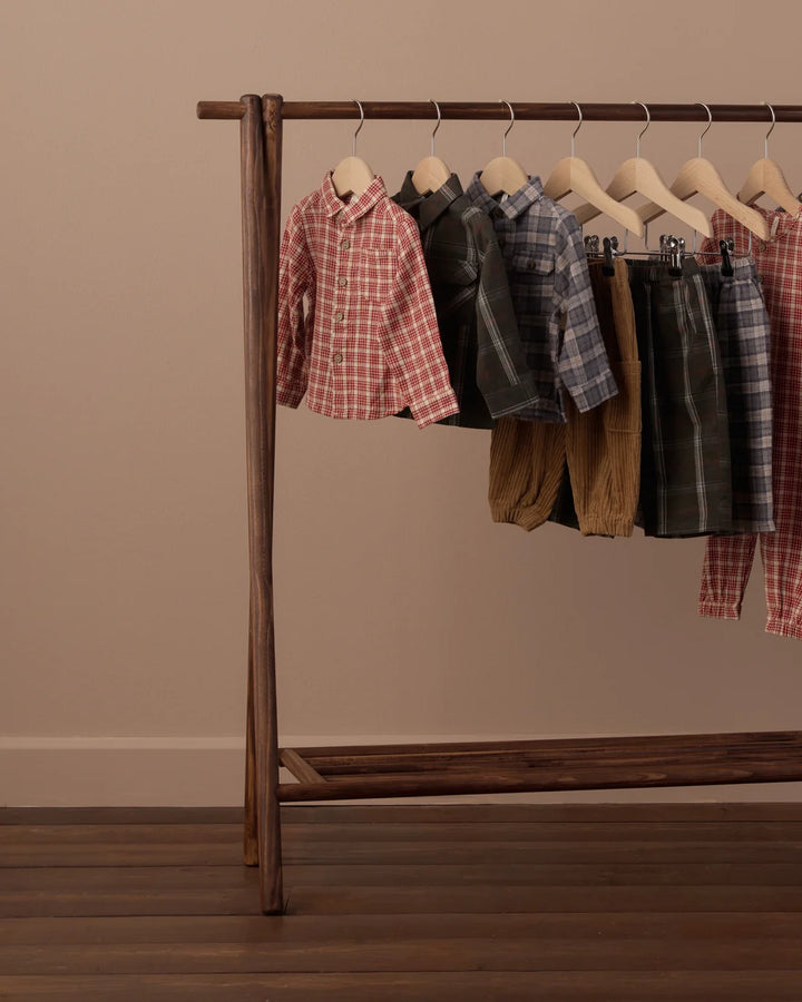 Pocketed Flannel Shirt Winter Plaid