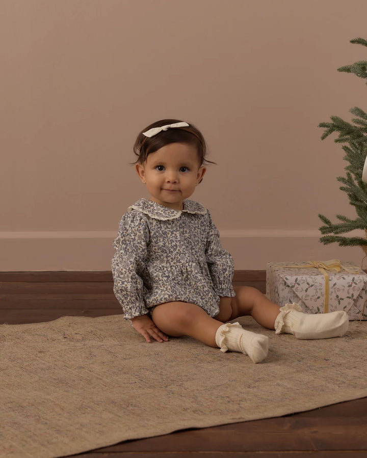 Cora Romper Slate Floral