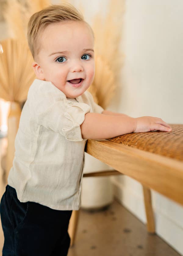 ORGANIC Portofino Plane Baby Shirt &amp; Pants Set