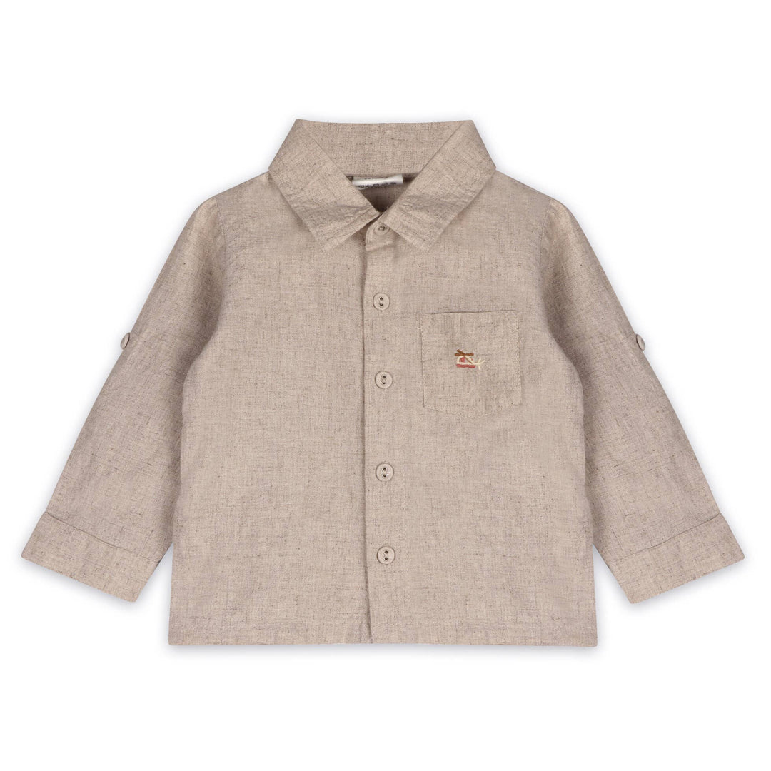 ORGANIC Positano Linen Baby Shirt &amp; Corduroy Pants
