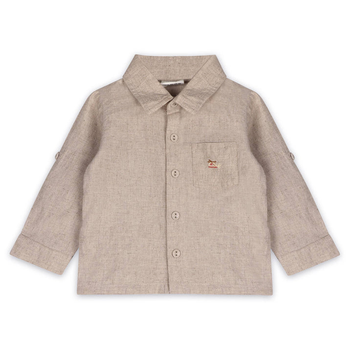 ORGANIC Positano Linen Baby Shirt &amp; Corduroy Pants